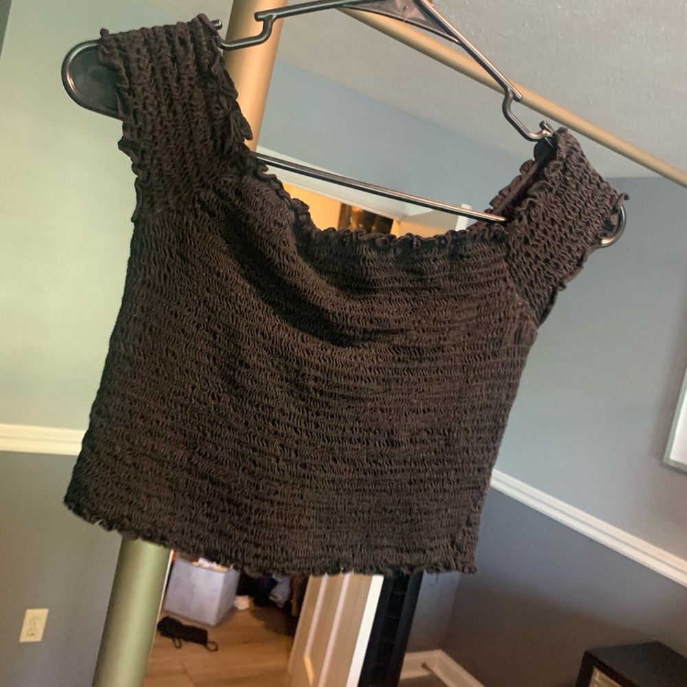 Urban outfitters tight smocked top